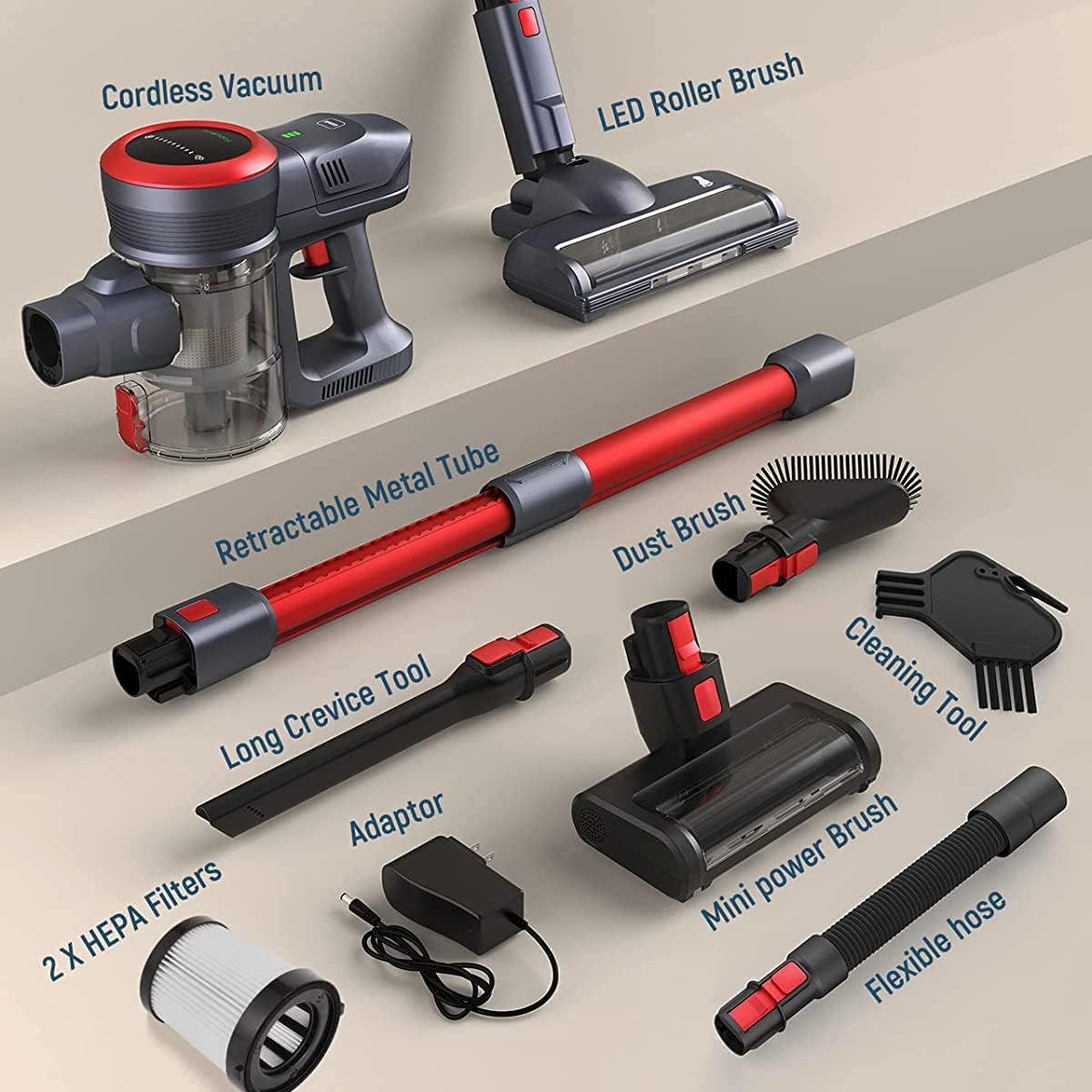 10-in-1 Cordless Stick Vacuum Cleaner Y235