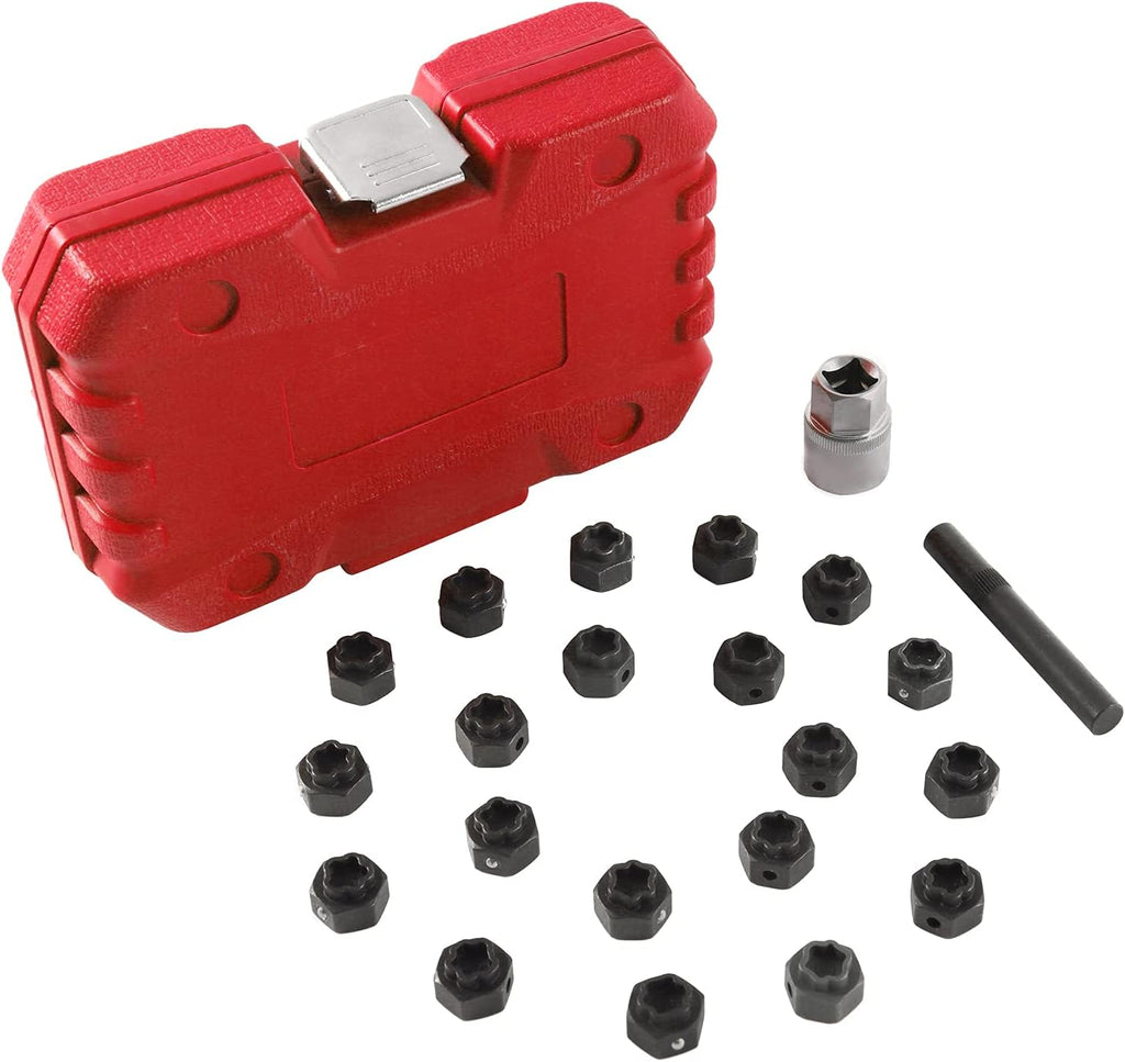 22pcs Wheel Lock Removal Socket Tool Set K366