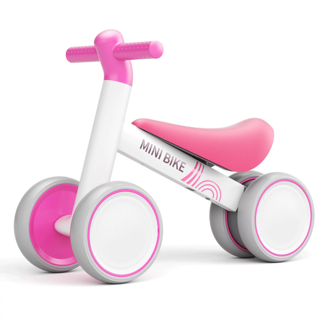 White 4 Wheels Baby Balance Bike T615754