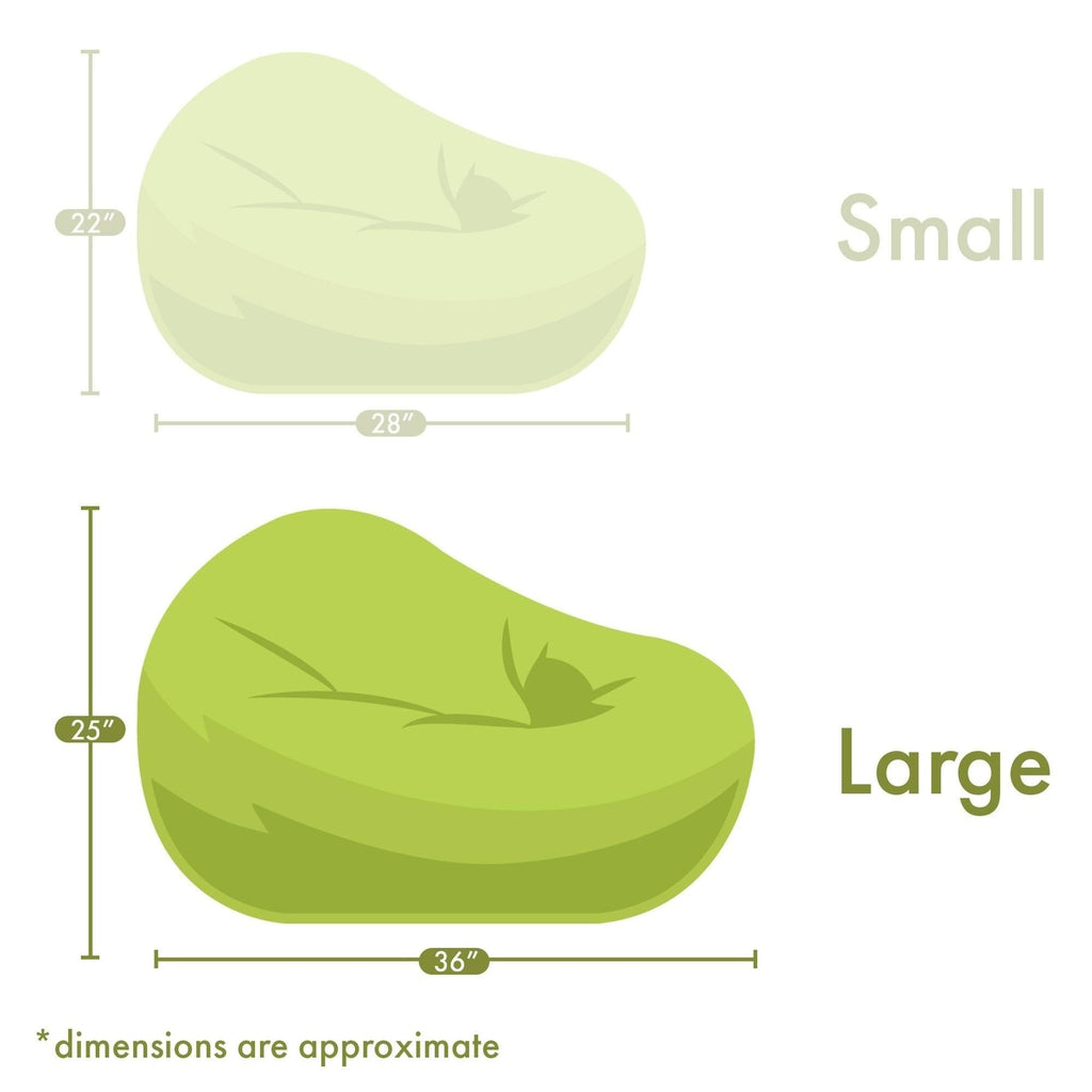 Teal Bean Bag Chair L119