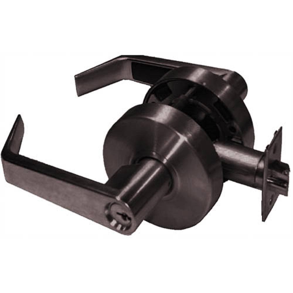 Oil Rubbed Bronze Cylindrical Storeroom Door Leverset S97449