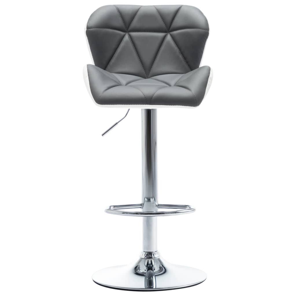 Orange Faux Leather Bar Stool Z545840