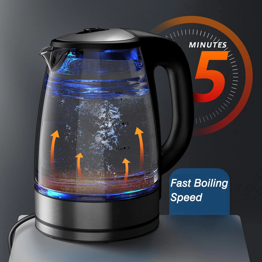 1200W 2.0L Glass Electric Kettle F974