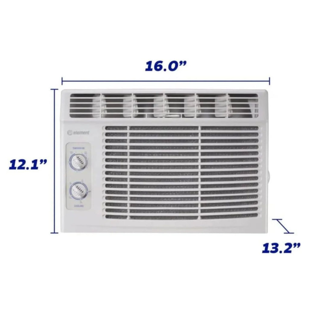 5,000 BTU Window Air Conditioner with Manual Controls, White C716