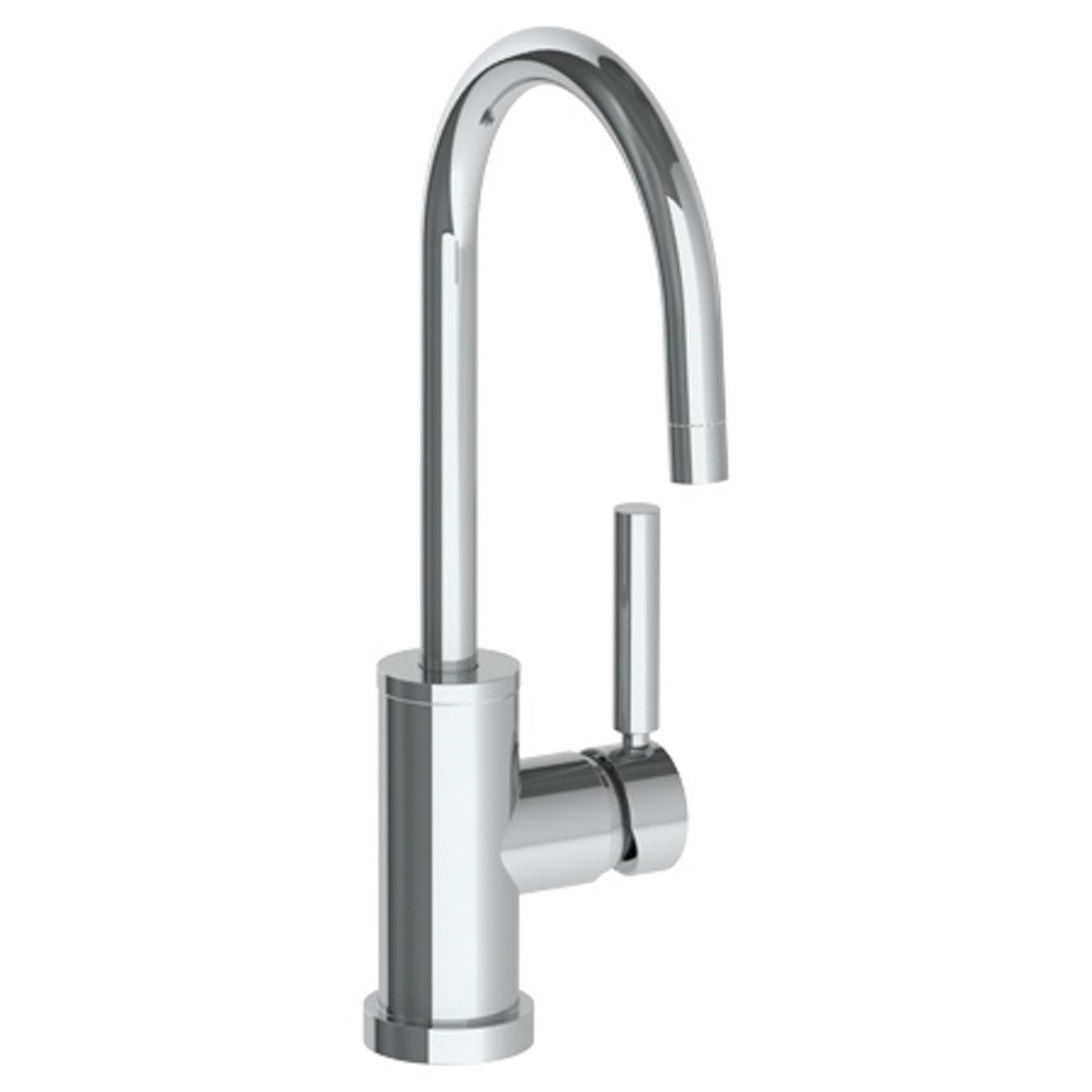 Ebony Single Hole Gooseneck Bathroom Sink Faucet S578247