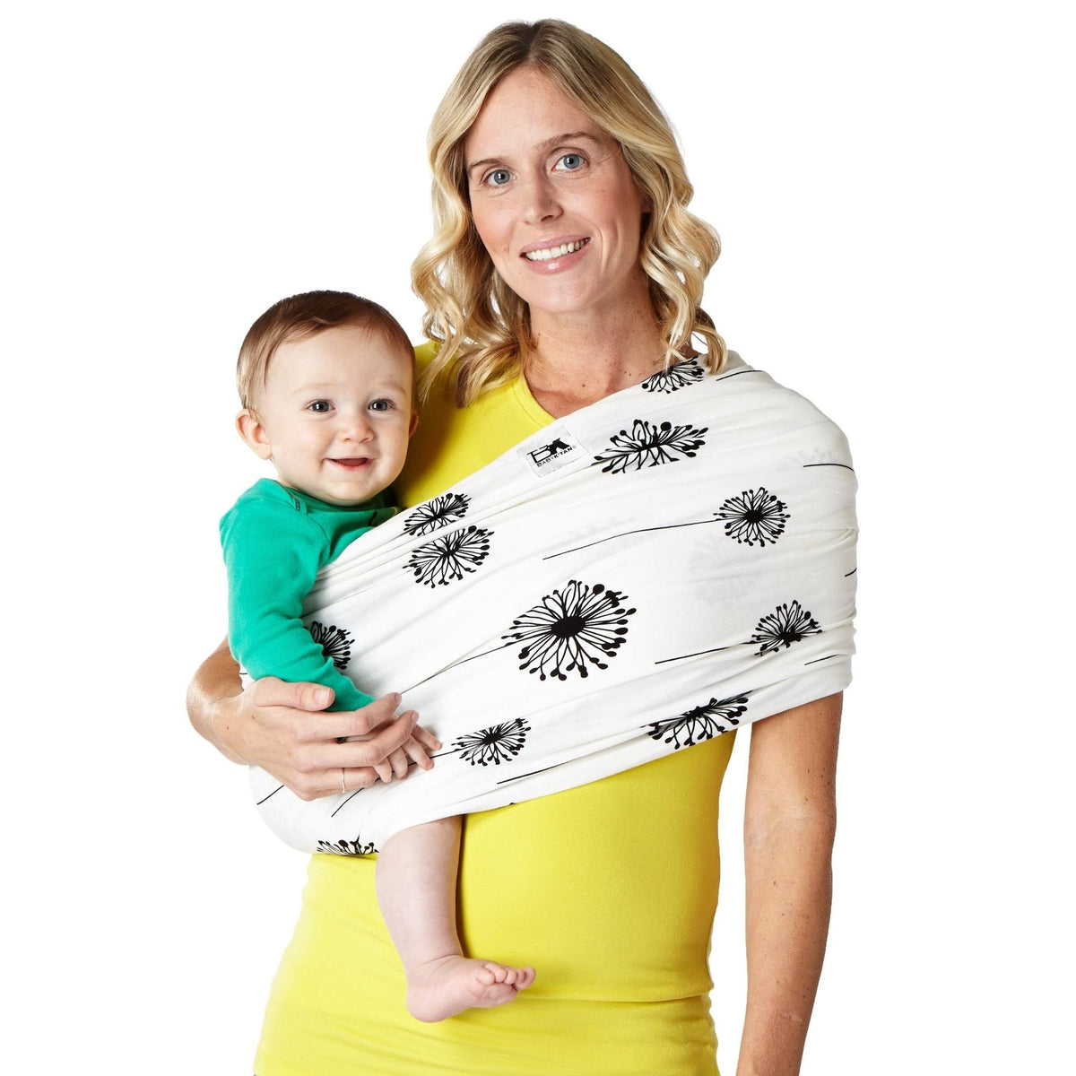Gray Print Baby Wrap Carrier S858