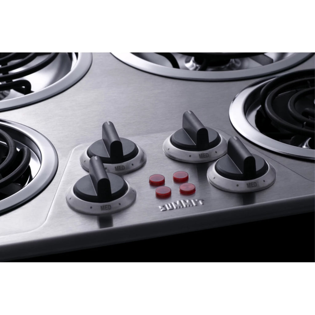 24 Wide 240V 4-Burner Coil Cooktop Z6116