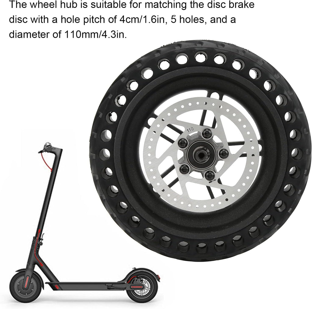 8.5 inch Electric Scooter Rear Tire Set with Wheel Hub Disc Brake, Pack of 2 T269824