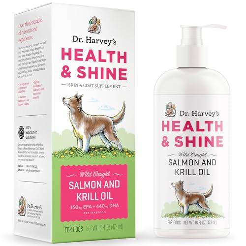 Salmon and Krill Fish Oil for Dogs 16 FL OZ Q209376