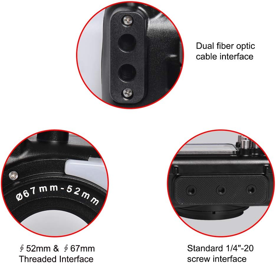 Black Aluminum Underwater Housing for Olympus TG-6 W809158