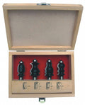 4 PC Router Bit Set A6638