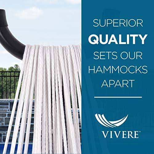 Double Cotton Hammock with Steel Stand F579514