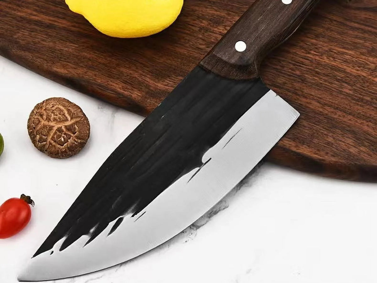 Hammered Damascus Stainless Steel Slicing Knife N4926