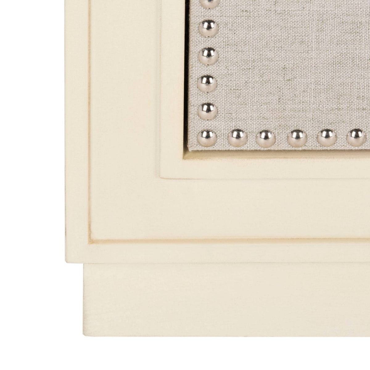 Beige Light Grey 3-Drawer Chest C7409