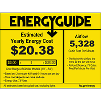 60x22 Vesta Ceiling Fan W624