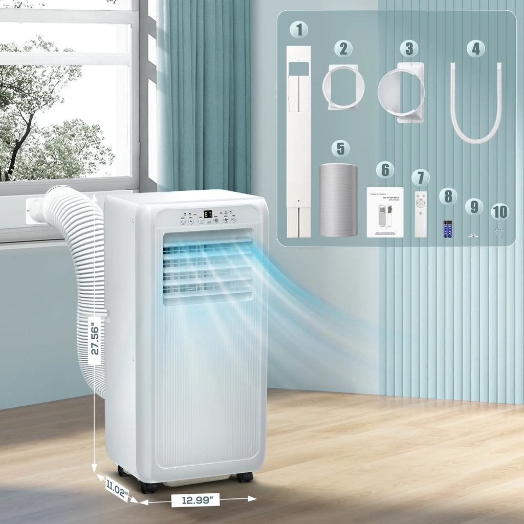 5000BTU Portable Air Conditioner 3 in 1 with 24-Hour Timer Z476