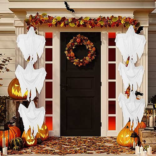 12 Pcs Halloween Hanging Ghost Decoration 27.5 Inch V788563