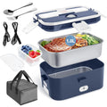 Electric Lunch Box Food Heater 60W 1.8L Stainless Steel Container P913889