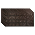 Smoked Pewter 2ft x 4ft Glue Up Vinyl Ceiling Tile (5 Pack) G433824