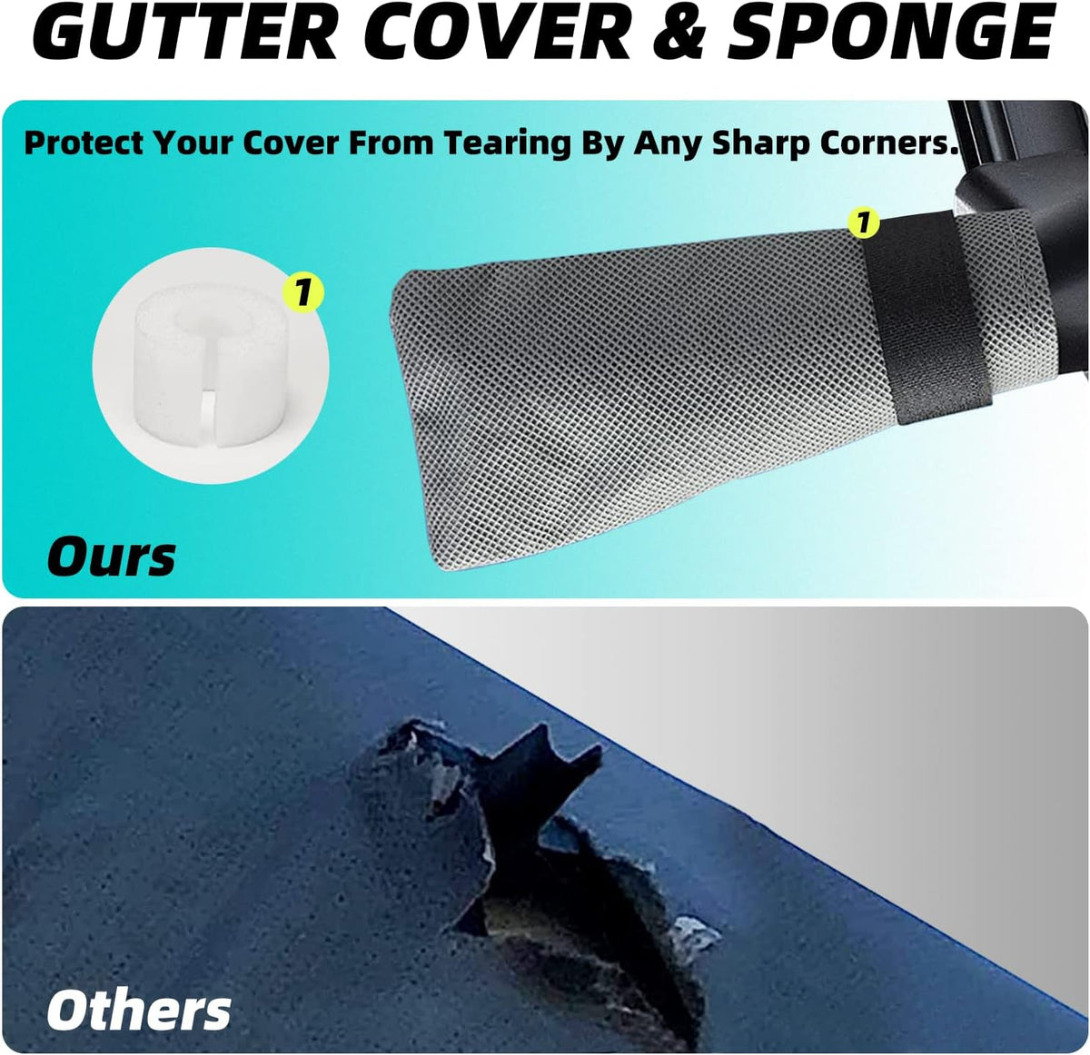 6 Layers Top RV Cover with 2 Extra Straps O615550