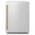 24 in. Single Zone Beverage Fridge with Stainless Door W477