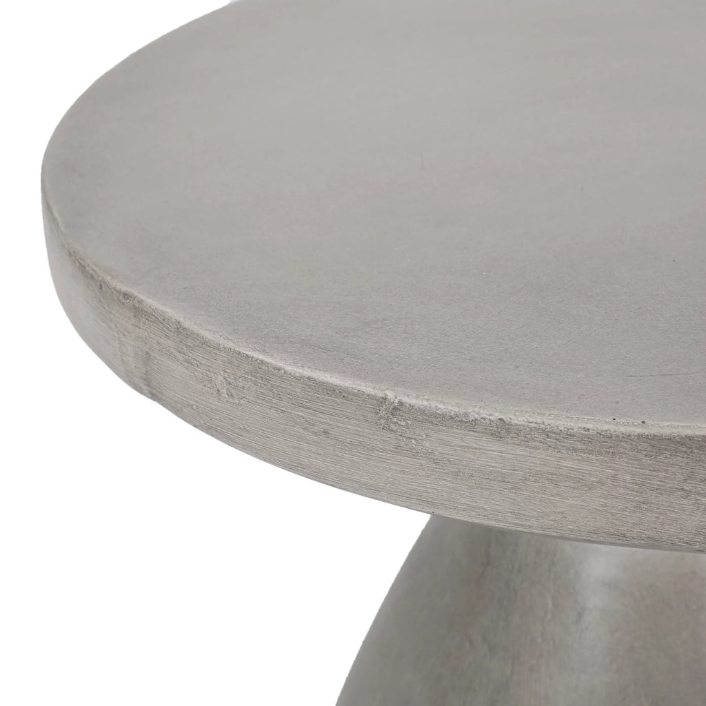 Lightweight Concrete Outdoor Side Table J45794