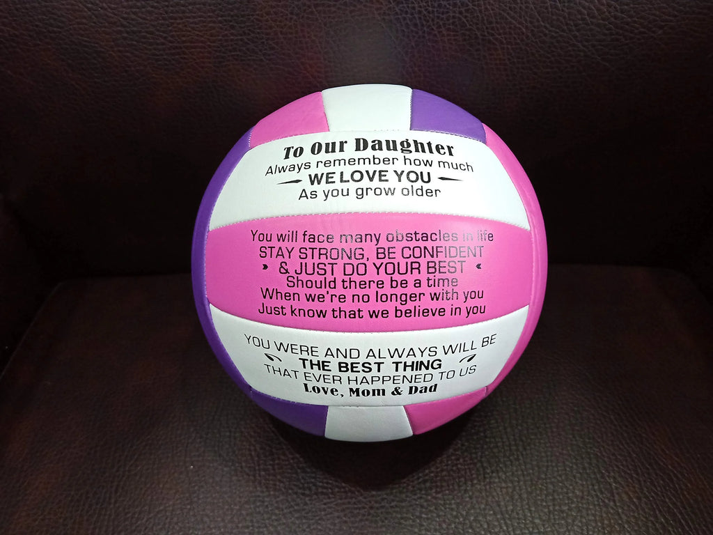 Pink 8 Inch Soft Touch Beach Volleyball H413