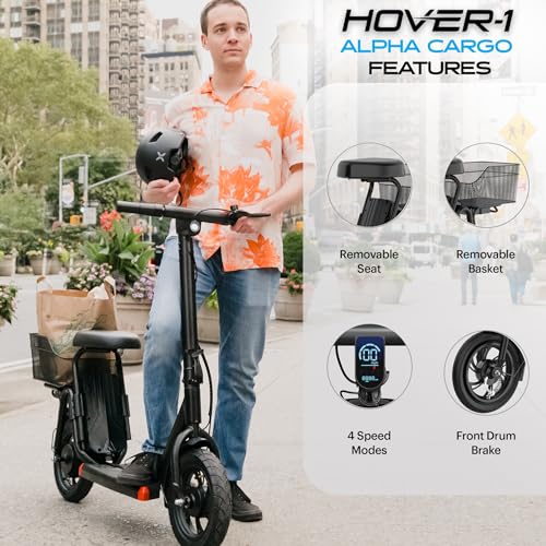 Foldable Electric Scooter with 300W Motor, 12” Tires, 15 Mile Range Y675022