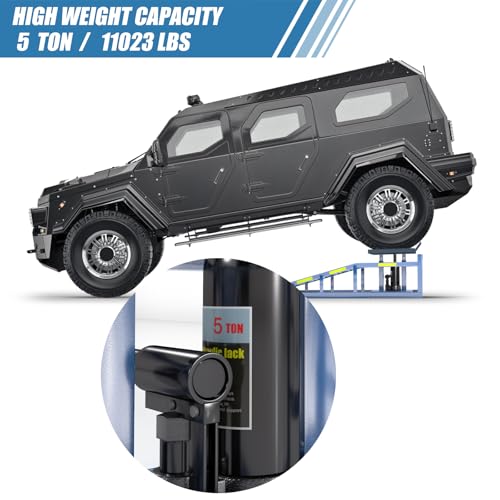 2 Pack 5T Steel Automotive Hydraulic Car Ramps M47454