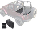Black Vinyl Tonneau Cover for Jeep 2 Door Rear Trunk Cargo R474