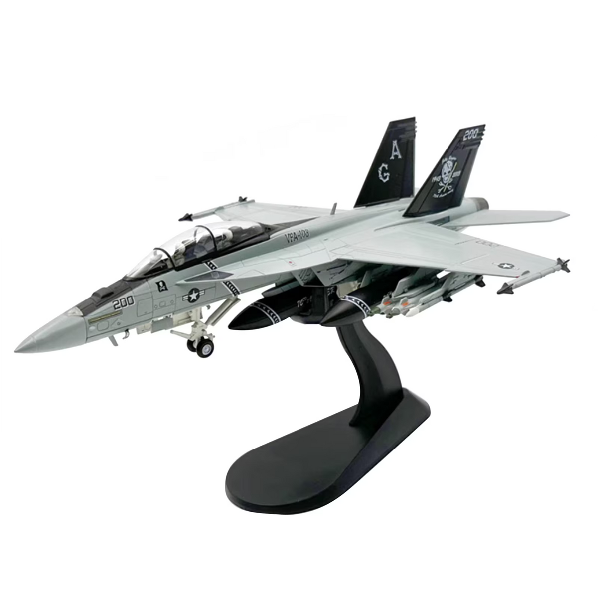 1/72 Scale F/A-18F Super Hornet Fighter Model Alloy Construction I359677