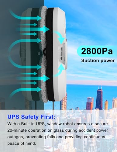 Window Cleaning Robot with Dual Spray D8127