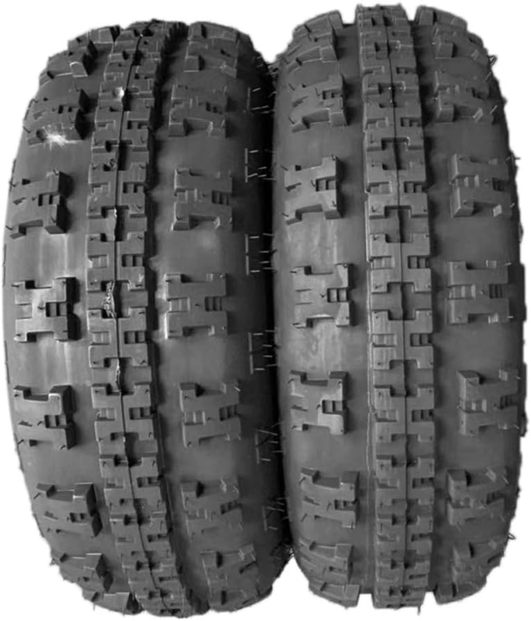 21x7-10 20x10-9 ATV Tires Set of 4 Tubeless All Terrain 4Ply J757