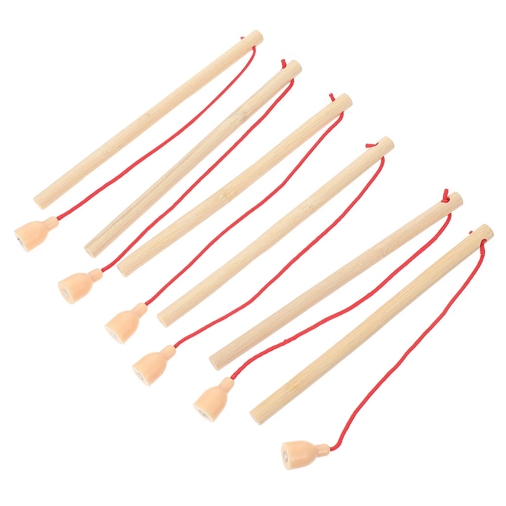 5Pcs Wooden Magnetic Fishing Poles Toys S22954