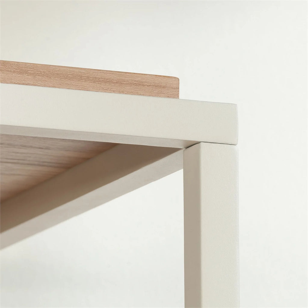 Kiln Acacia Brown Engineered Wood Bookcase D686