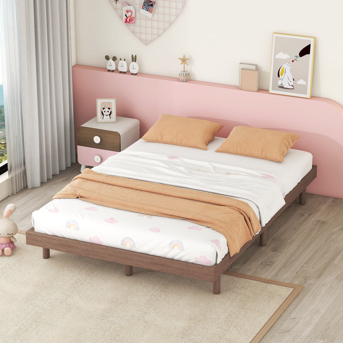 Full Floating Platform Bed Frame B188507