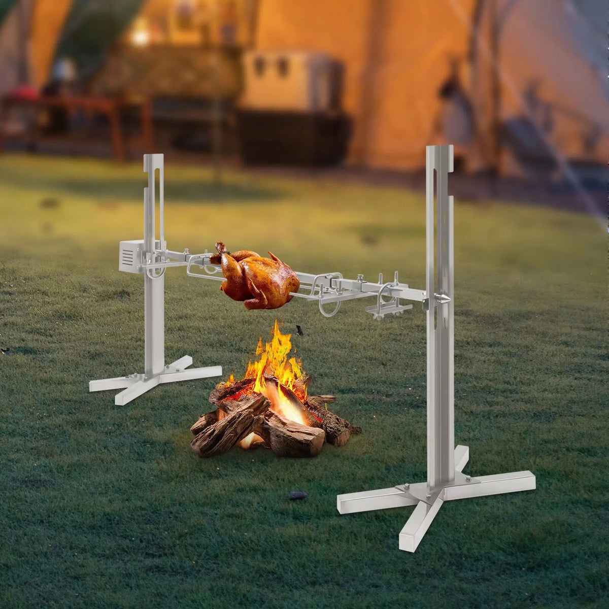 66lbs Large Grill Rotisserie Kit O26013