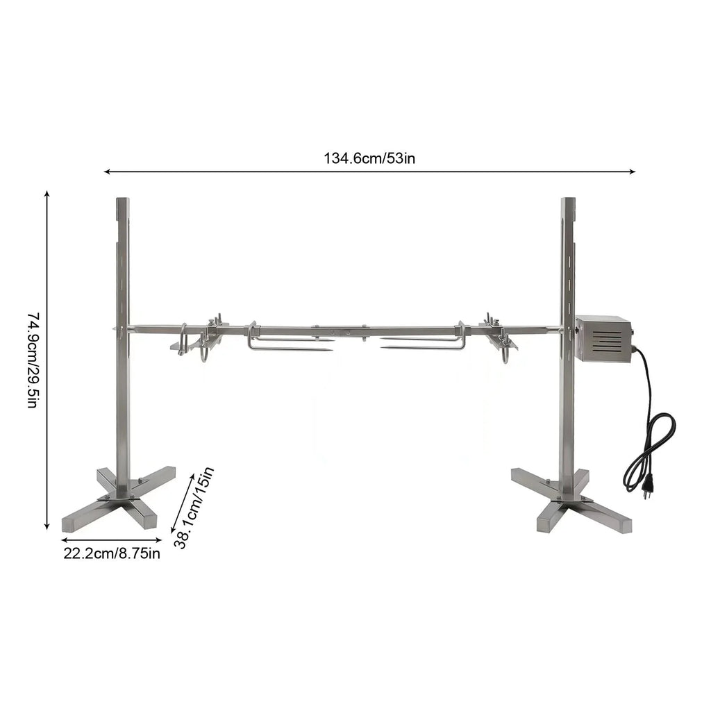 66lbs Large Grill Rotisserie Kit O26013