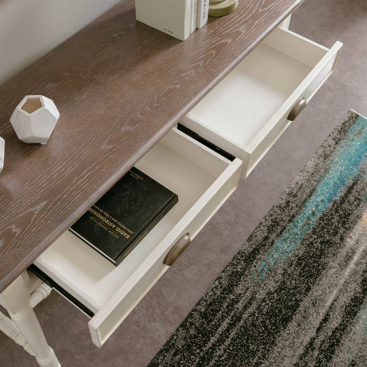 Two Drawer Sofa Table Y9595