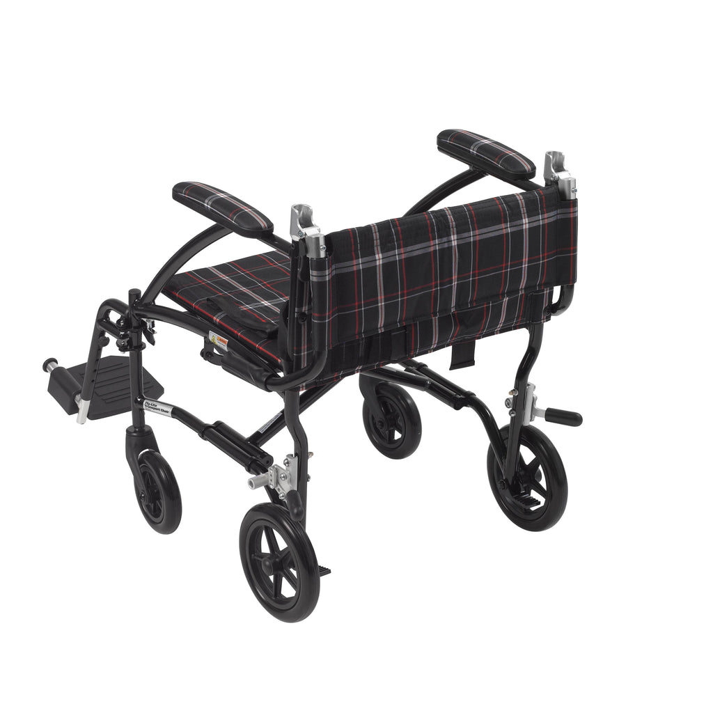 Ultra Lightweight Transport Wheelchair (Black) X486