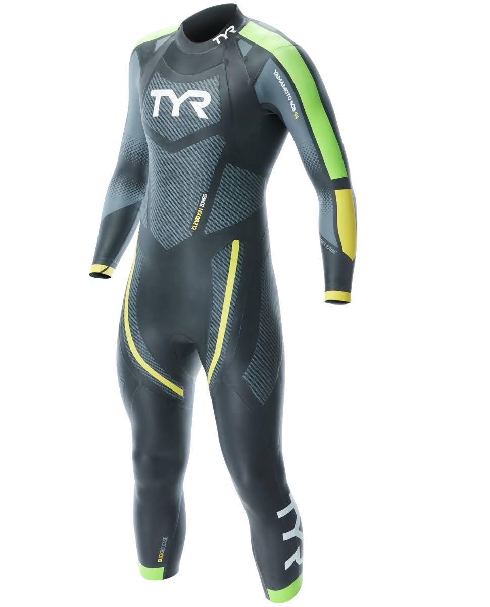 Black/Green/Yellow Wetsuit X-Small H118462