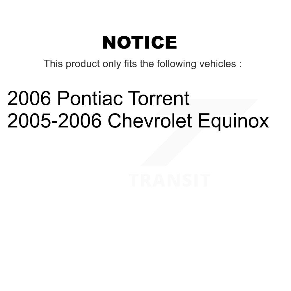 Front Right Strut And Link Kit For Chevrolet Equinox Pontiac Torrent E345