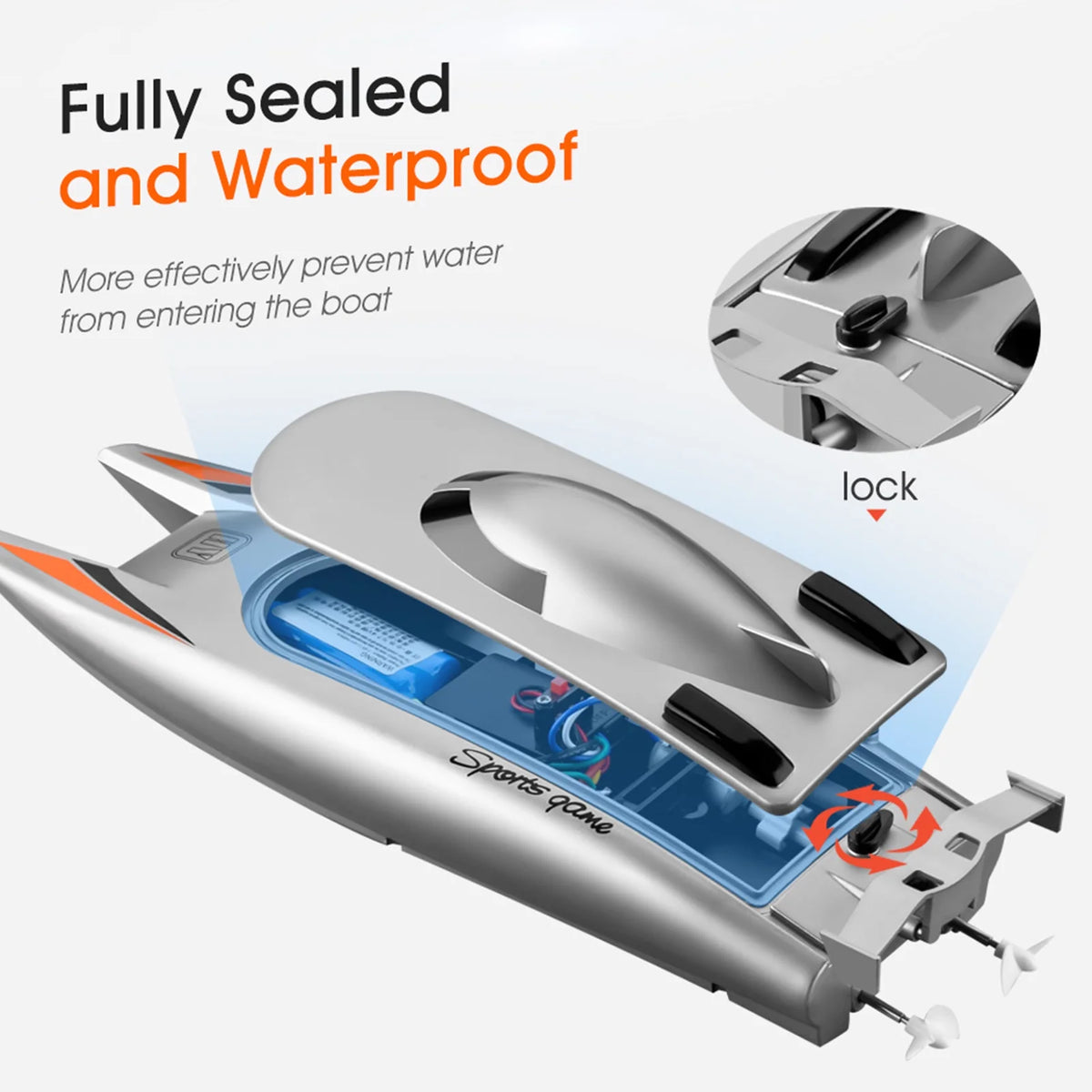 RC Racing Boat for Pools U890