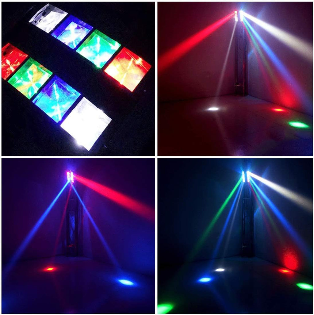 8 LEDs Beam Moving Head Stage Lights RGBW Party Lights DMX 512 Control Y907681