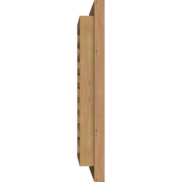 Unfinished Functional Vertical Gable Vent P589768
