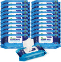 Disposable Hand Sanitizer Wipes, 75% Alcohol Wipes, Case: 20 Pouches of 50 Wipes, Pack of 2 D747152