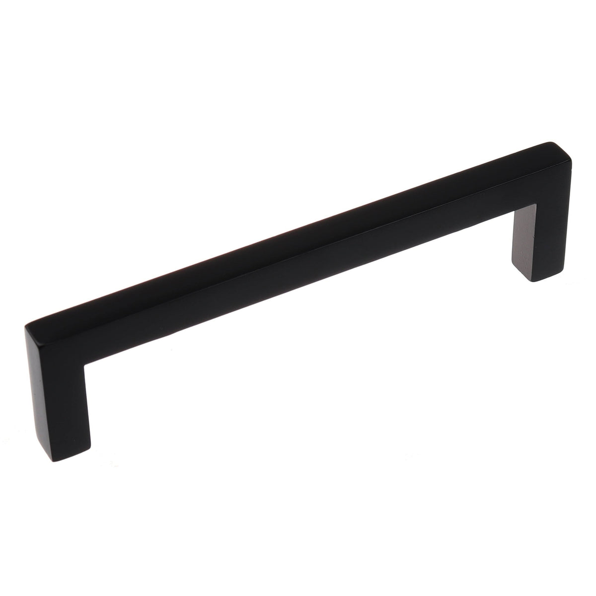 Matte Black Solid Square Bar Pull Handle (Pack of 25) V94225