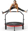 40"/48" Foldable Mini Trampoline with Adjustable Foam Handle C6148