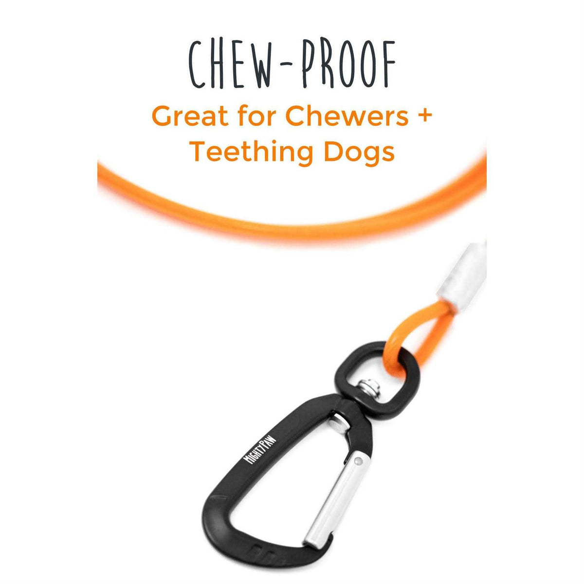 Chew Proof Dog Leash Metal Cable L8769